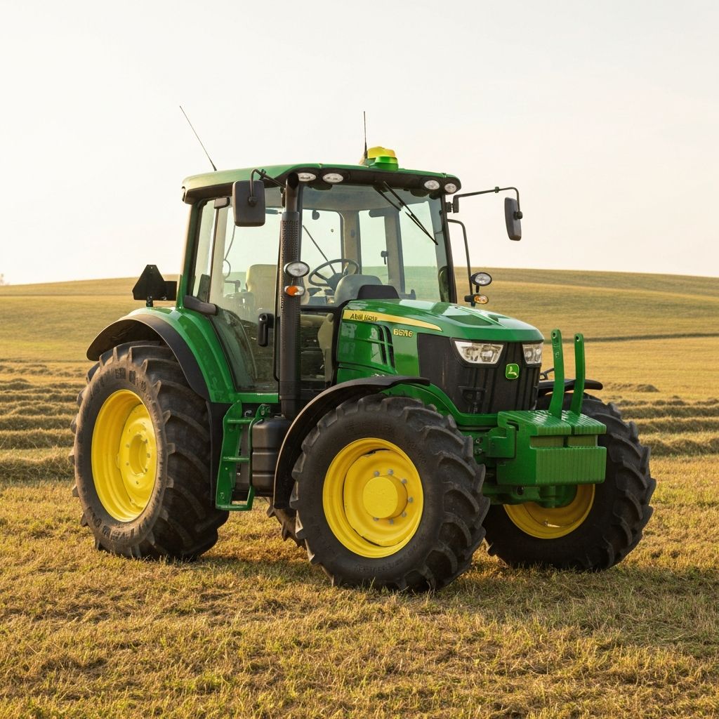 John Deere 6120E - professional tractor over $50,000